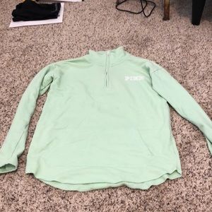 Victoria secret quarter zip jacket size small